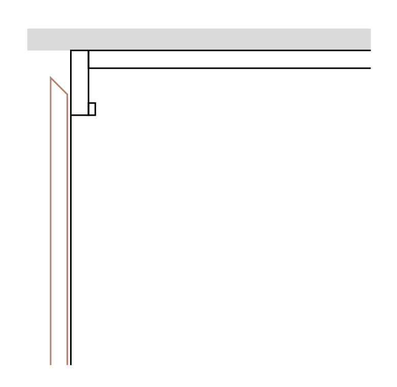 Bevelled Fingerpull